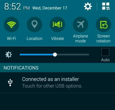 Connect your phone to your computer using a USB cable